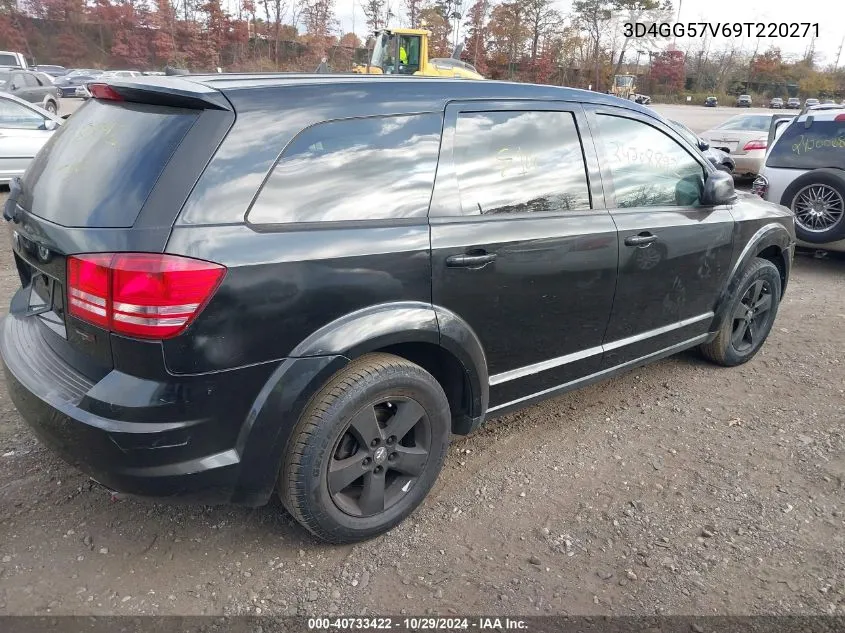 2009 Dodge Journey Sxt VIN: 3D4GG57V69T220271 Lot: 40733422