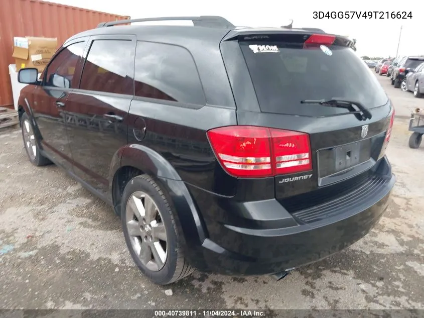 2009 Dodge Journey Sxt VIN: 3D4GG57V49T216624 Lot: 40739811