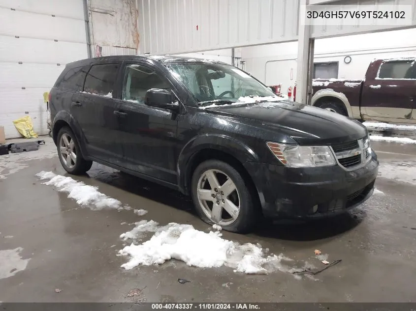 2009 Dodge Journey Sxt VIN: 3D4GH57V69T524102 Lot: 40743337