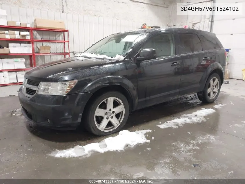 2009 Dodge Journey Sxt VIN: 3D4GH57V69T524102 Lot: 40743337