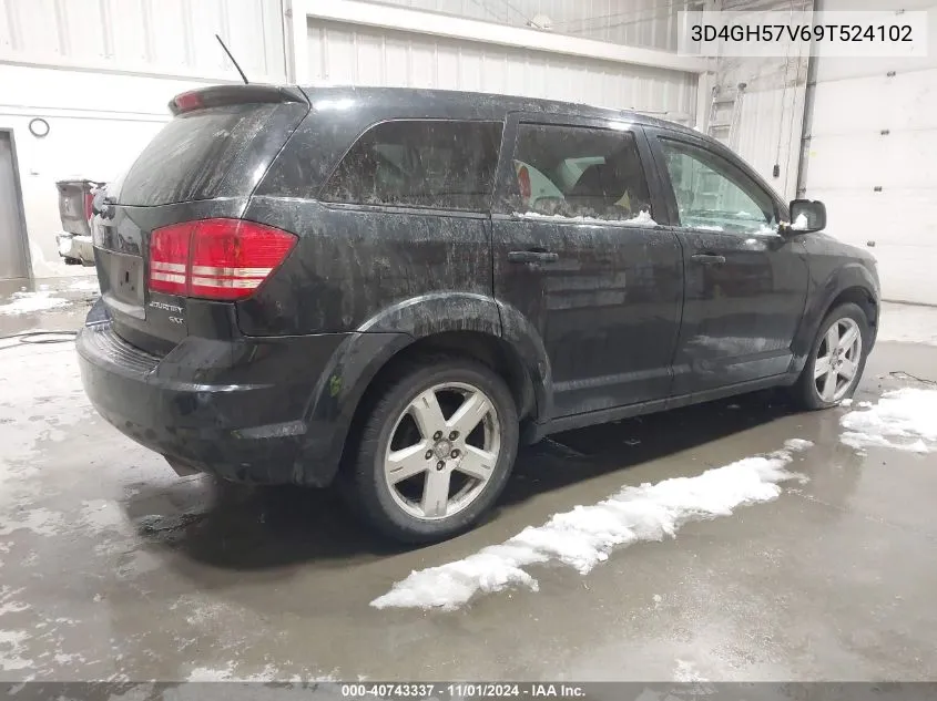 2009 Dodge Journey Sxt VIN: 3D4GH57V69T524102 Lot: 40743337