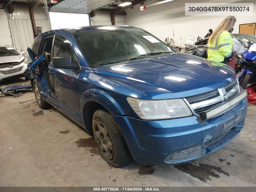 2009 Dodge Journey Se VIN: 3D4GG47BX9T550074 Lot: 40775520