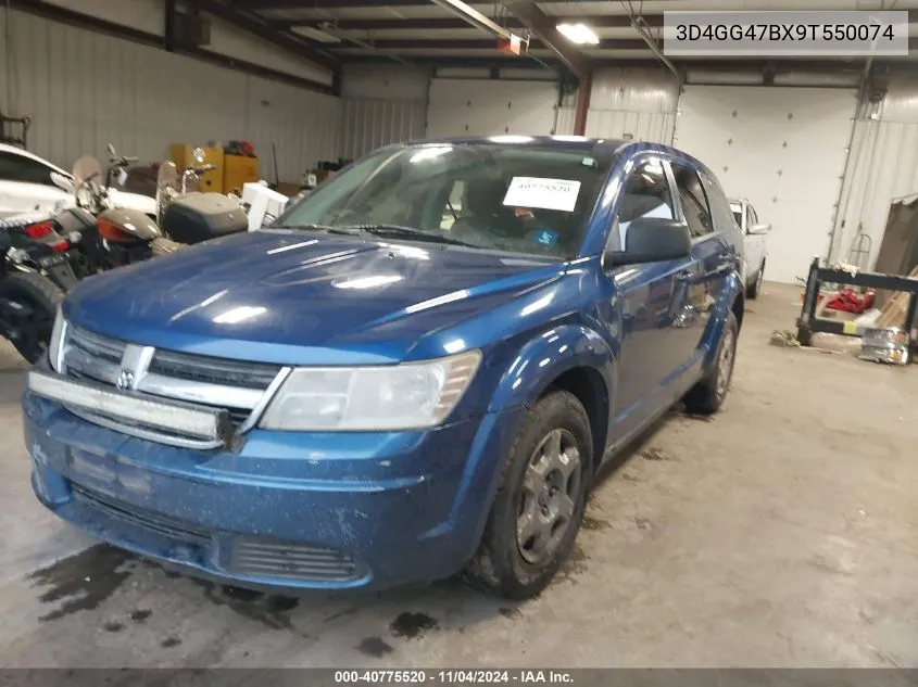 2009 Dodge Journey Se VIN: 3D4GG47BX9T550074 Lot: 40775520