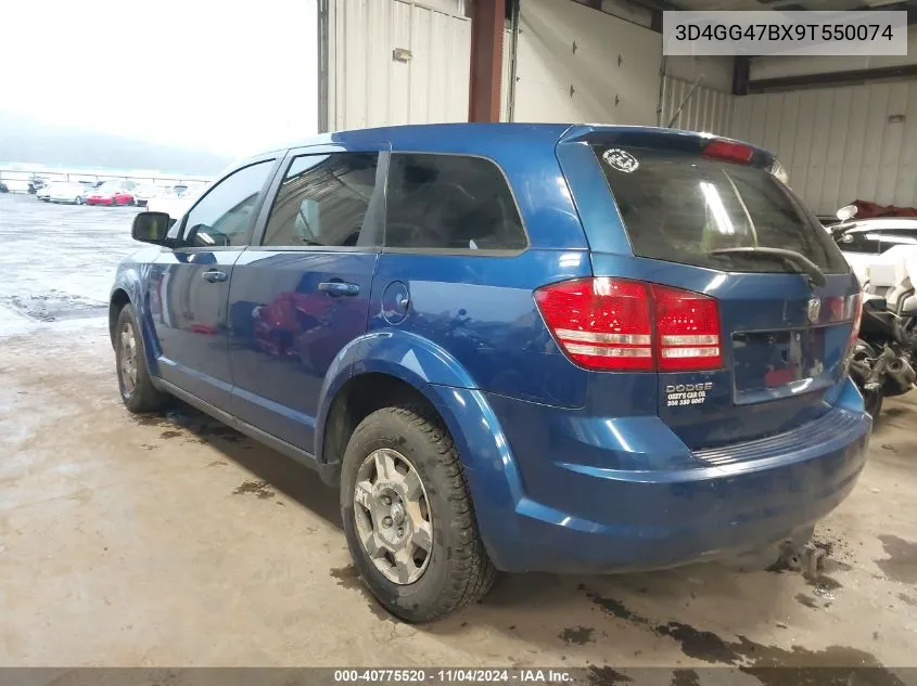 2009 Dodge Journey Se VIN: 3D4GG47BX9T550074 Lot: 40775520