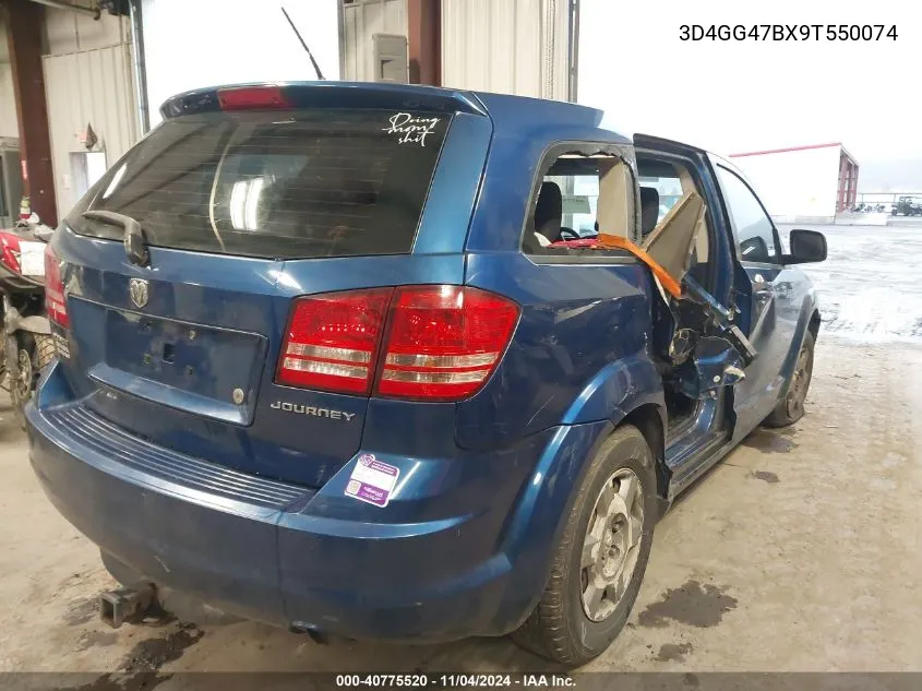 3D4GG47BX9T550074 2009 Dodge Journey Se