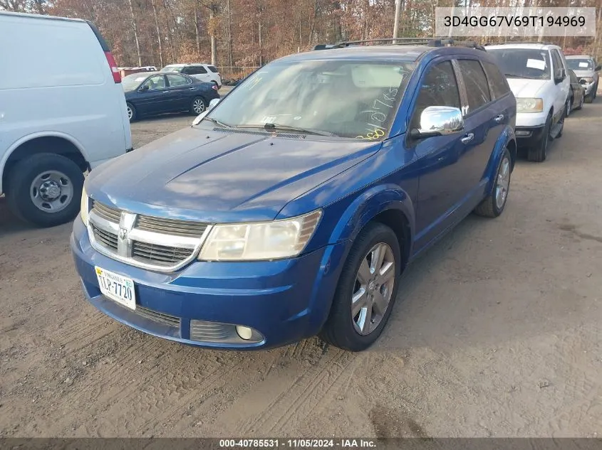 2009 Dodge Journey R/T VIN: 3D4GG67V69T194969 Lot: 40785531