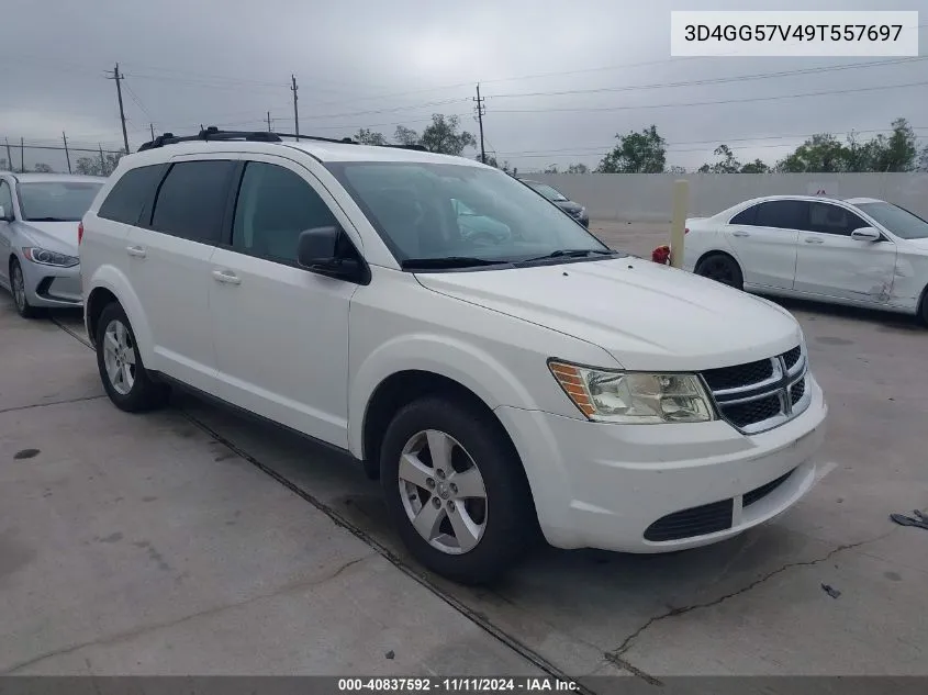 2009 Dodge Journey Sxt VIN: 3D4GG57V49T557697 Lot: 40837592