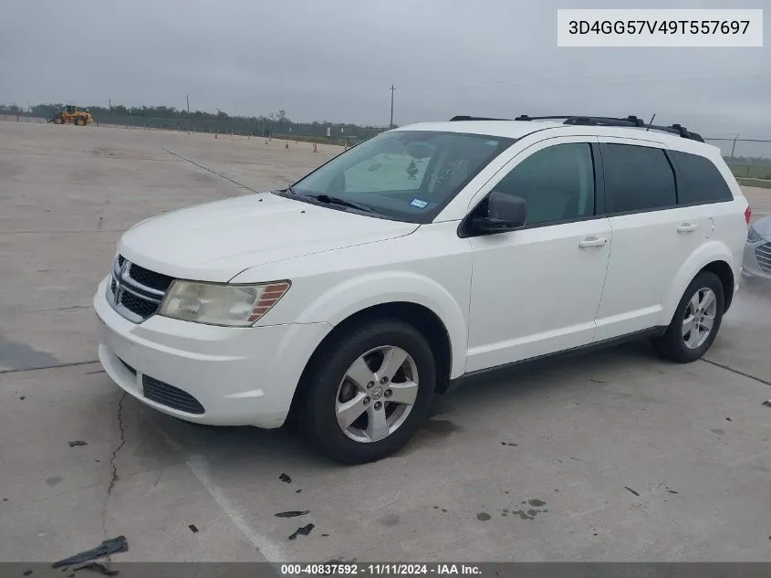 2009 Dodge Journey Sxt VIN: 3D4GG57V49T557697 Lot: 40837592