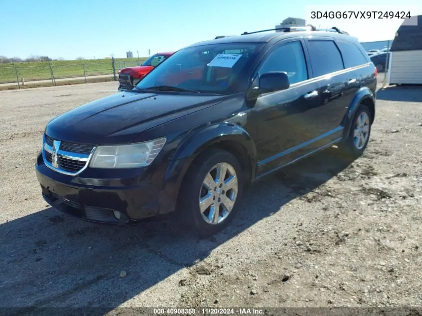 2009 Dodge Journey R/T VIN: 3D4GG67VX9T249424 Lot: 40908358