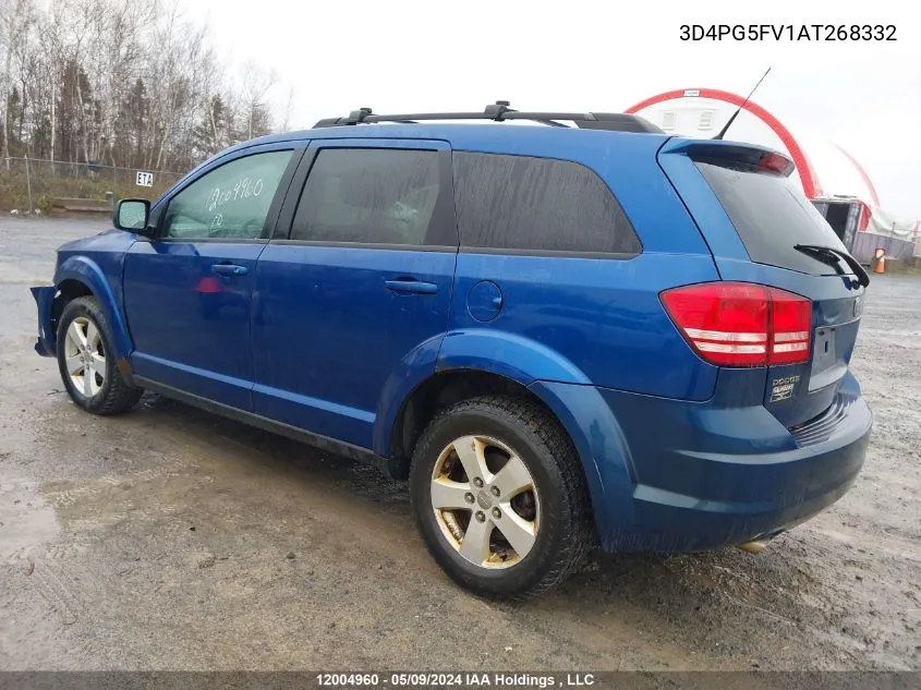 3D4PG5FV1AT268332 2010 Dodge Journey Sxt