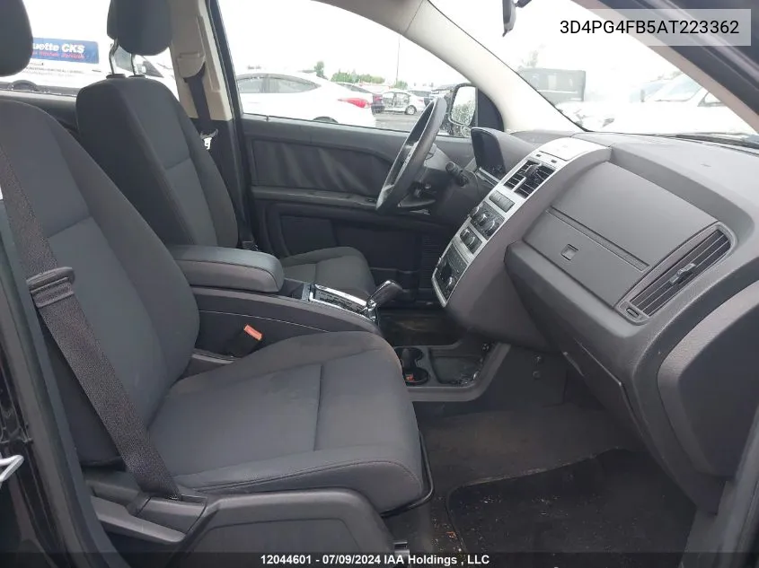 2010 Dodge Journey Se VIN: 3D4PG4FB5AT223362 Lot: 12044601