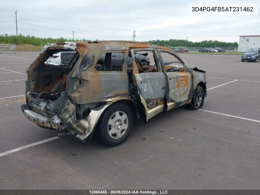 2010 Dodge Journey Se VIN: 3D4PG4FB5AT231462 Lot: 12065465