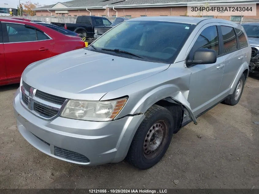 2010 Dodge Journey Se VIN: 3D4PG4FB3AT243044 Lot: 12121055