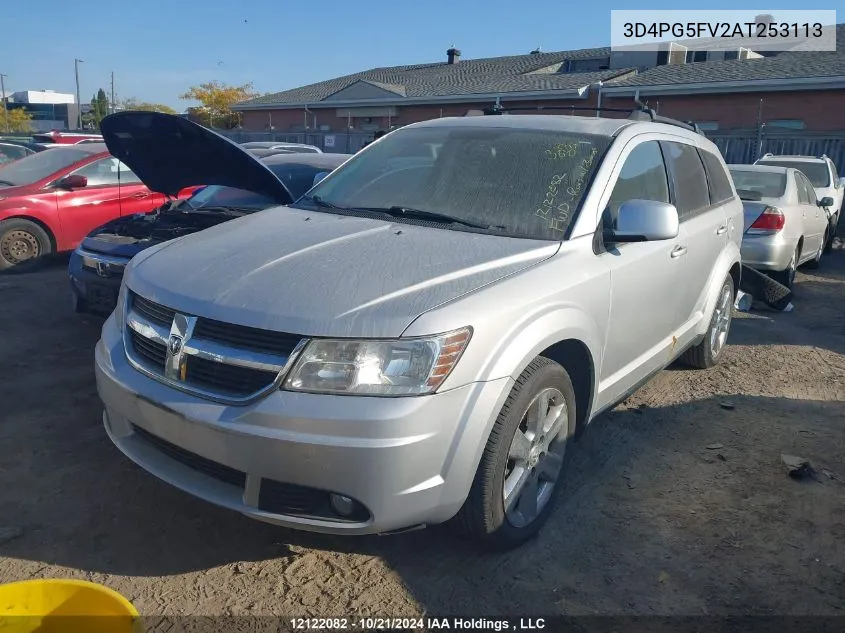 2010 Dodge Journey VIN: 3D4PG5FV2AT253113 Lot: 12122082