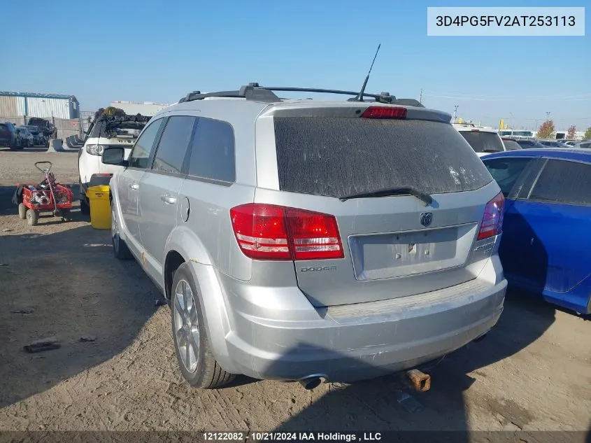 2010 Dodge Journey VIN: 3D4PG5FV2AT253113 Lot: 12122082