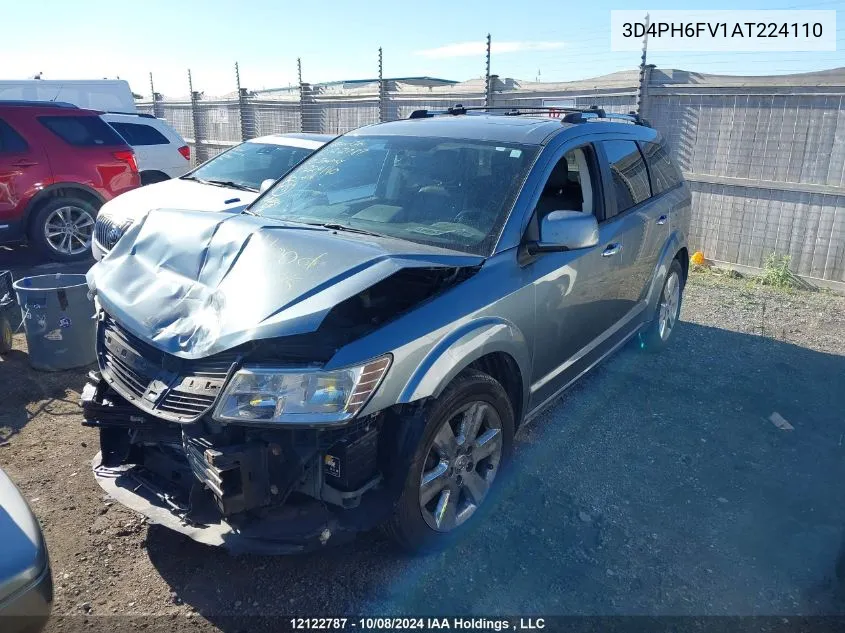 3D4PH6FV1AT224110 2010 Dodge Journey R/T