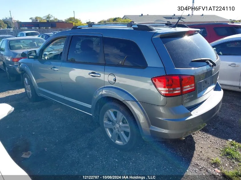 3D4PH6FV1AT224110 2010 Dodge Journey R/T