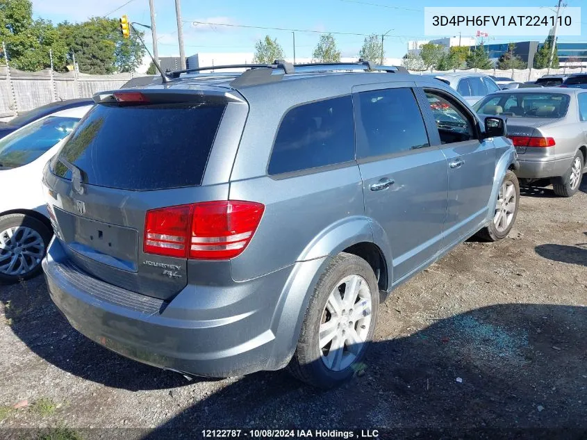 3D4PH6FV1AT224110 2010 Dodge Journey R/T