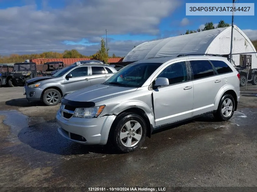 2010 Dodge Journey Sxt VIN: 3D4PG5FV3AT264427 Lot: 12125151