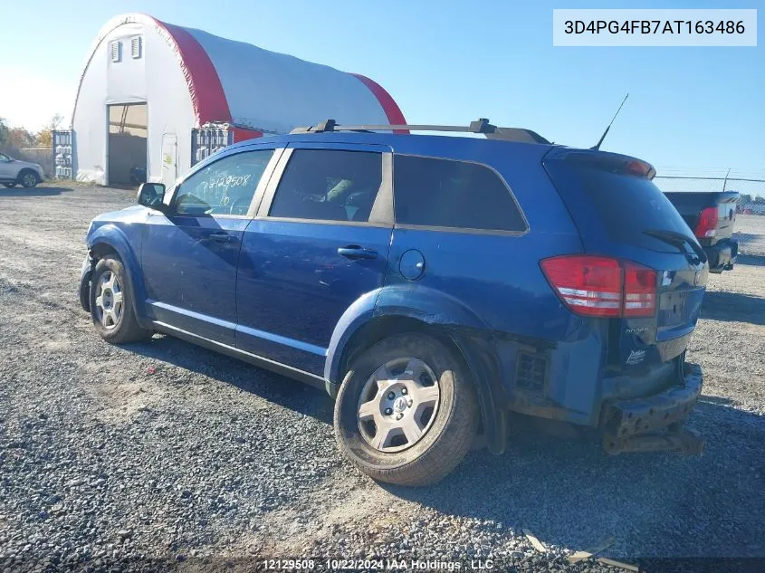 2010 Dodge Journey Se VIN: 3D4PG4FB7AT163486 Lot: 12129508