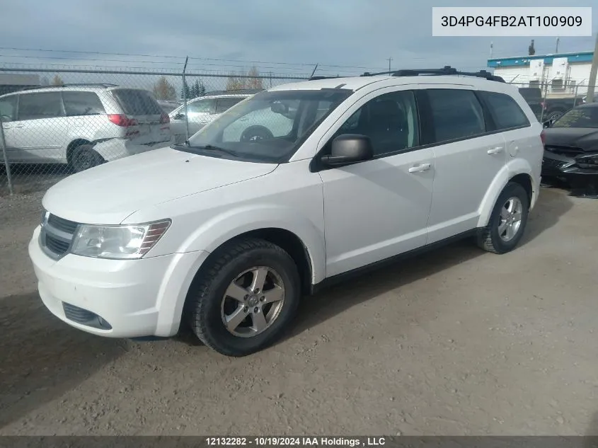 3D4PG4FB2AT100909 2010 Dodge Journey Se