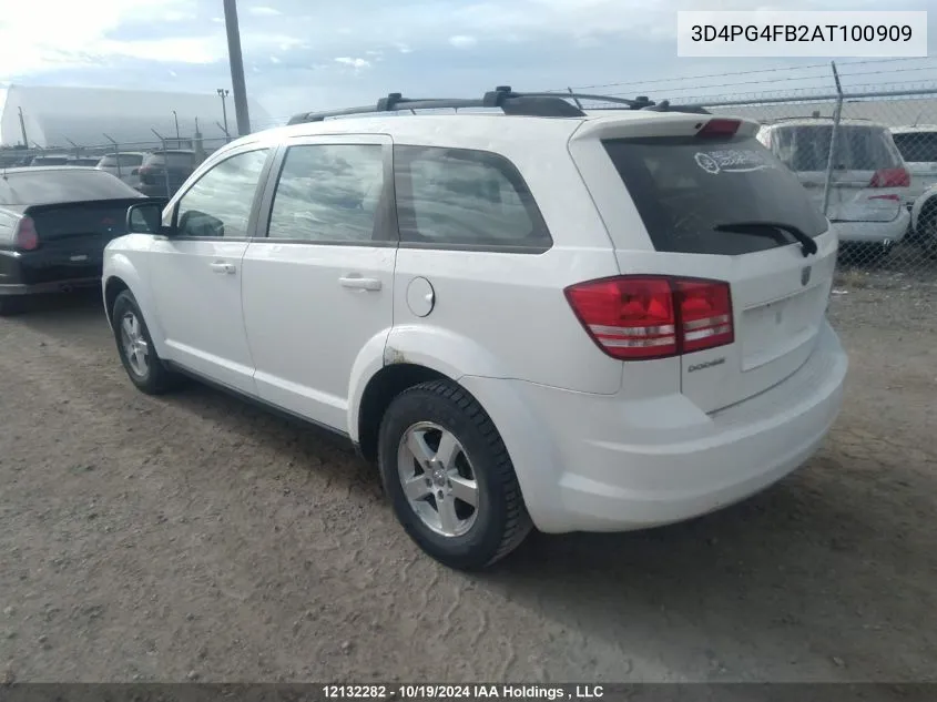 3D4PG4FB2AT100909 2010 Dodge Journey Se