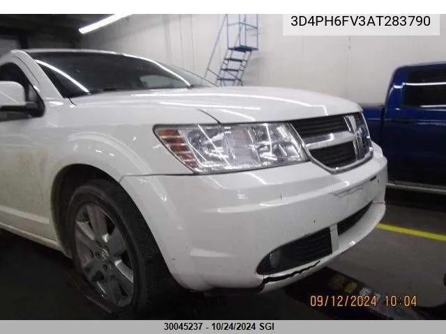 2010 Dodge Journey R/T VIN: 3D4PH6FV3AT283790 Lot: 30045237