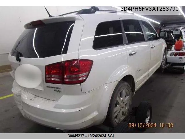 2010 Dodge Journey R/T VIN: 3D4PH6FV3AT283790 Lot: 30045237