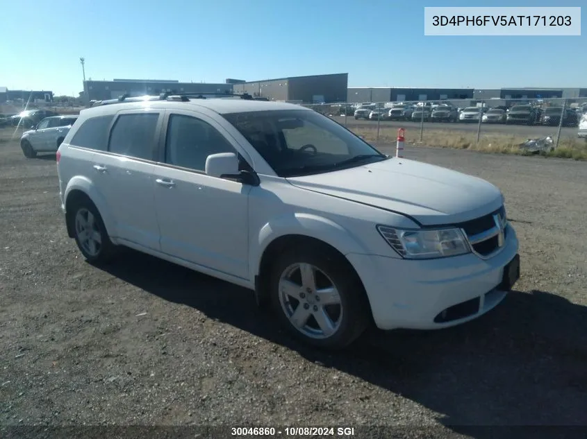 2010 Dodge Journey R/T VIN: 3D4PH6FV5AT171203 Lot: 30046860