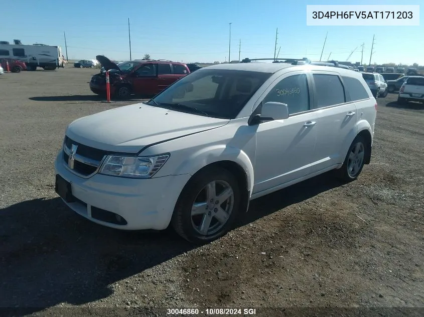 2010 Dodge Journey R/T VIN: 3D4PH6FV5AT171203 Lot: 30046860