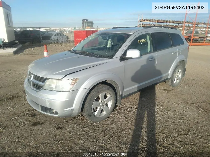 2010 Dodge Journey Sxt VIN: 3D4PG5FV3AT195402 Lot: 30048310