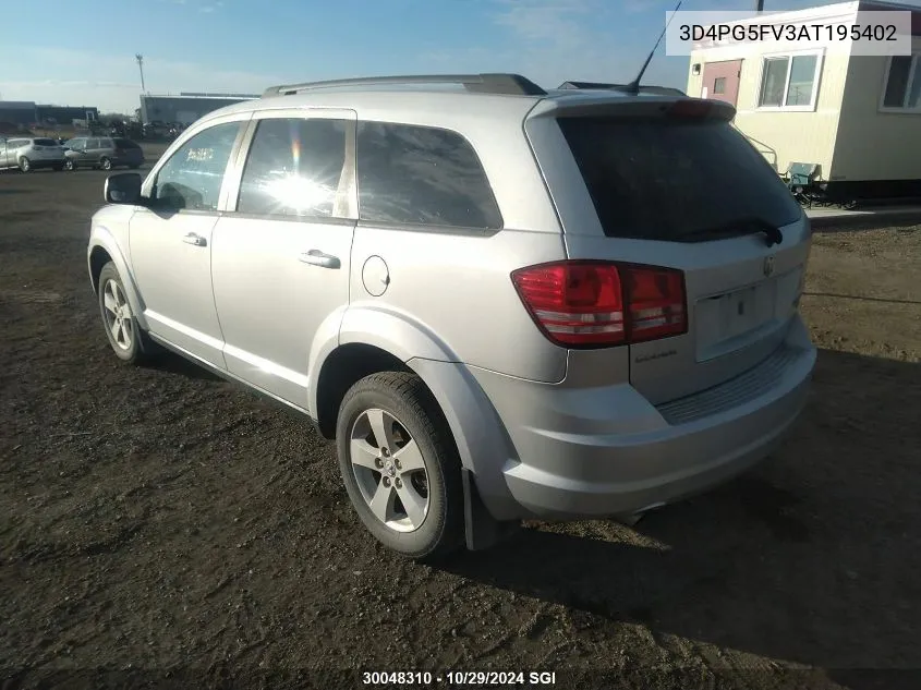 2010 Dodge Journey Sxt VIN: 3D4PG5FV3AT195402 Lot: 30048310