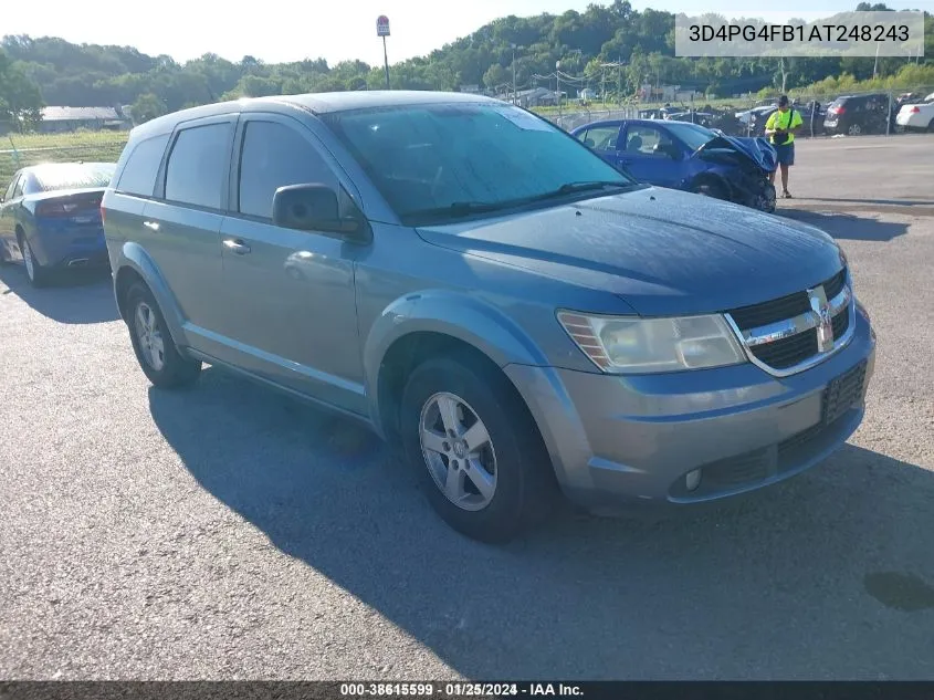 2010 Dodge Journey Se VIN: 3D4PG4FB1AT248243 Lot: 38615599