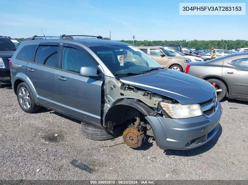 2010 Dodge Journey Sxt VIN: 3D4PH5FV3AT283153 Lot: 39693610