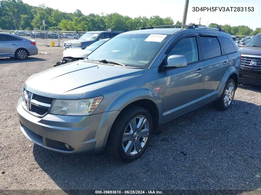 2010 Dodge Journey Sxt VIN: 3D4PH5FV3AT283153 Lot: 39693610