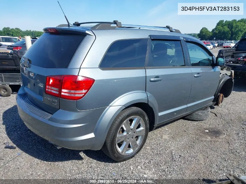 2010 Dodge Journey Sxt VIN: 3D4PH5FV3AT283153 Lot: 39693610