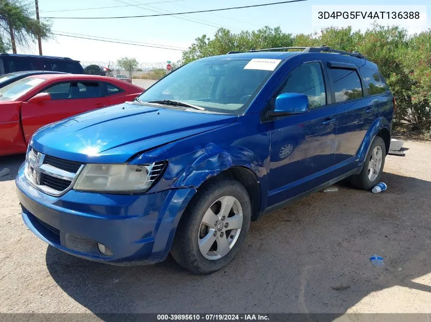 2010 Dodge Journey Sxt VIN: 3D4PG5FV4AT136388 Lot: 39895610