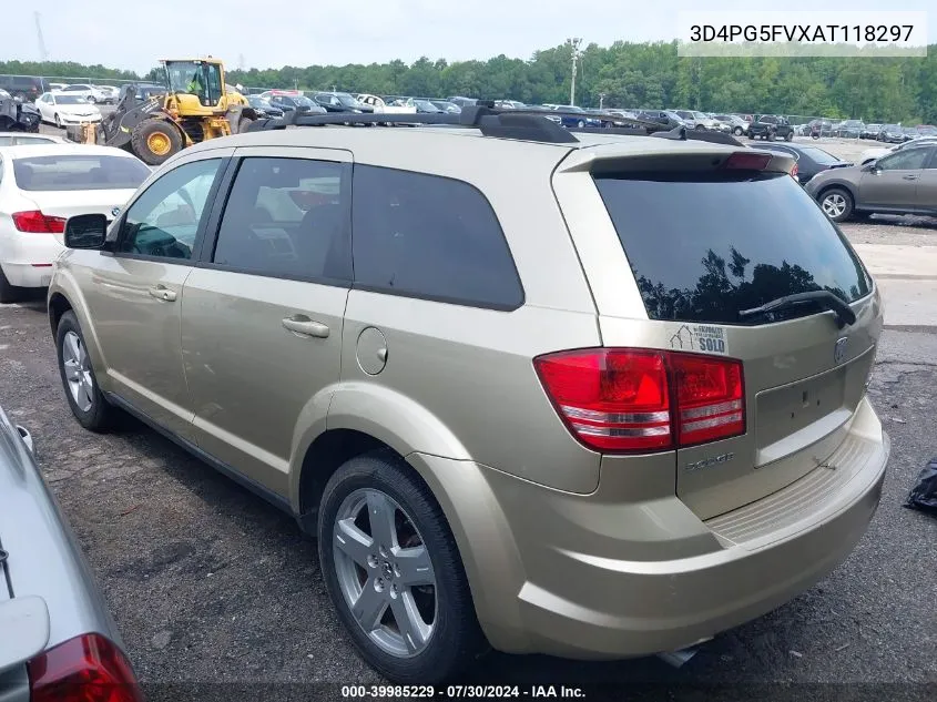 2010 Dodge Journey Sxt VIN: 3D4PG5FVXAT118297 Lot: 39985229