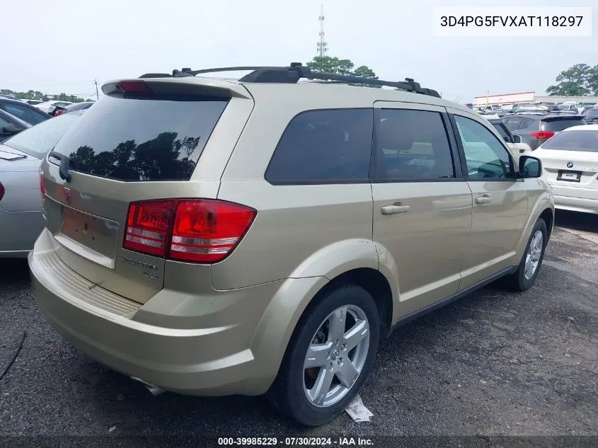 2010 Dodge Journey Sxt VIN: 3D4PG5FVXAT118297 Lot: 39985229