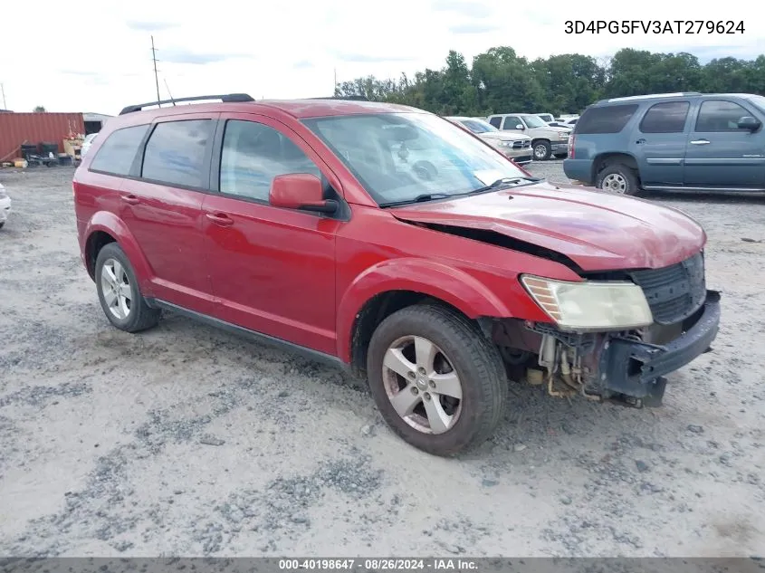 2010 Dodge Journey Sxt VIN: 3D4PG5FV3AT279624 Lot: 40198647