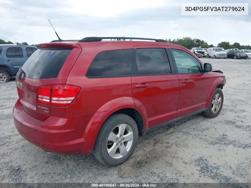 2010 Dodge Journey Sxt VIN: 3D4PG5FV3AT279624 Lot: 40198647