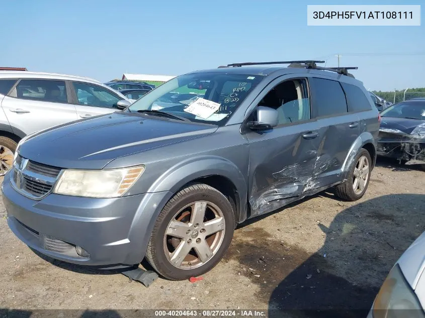 2010 Dodge Journey Sxt VIN: 3D4PH5FV1AT108111 Lot: 40204643