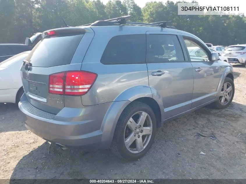 2010 Dodge Journey Sxt VIN: 3D4PH5FV1AT108111 Lot: 40204643