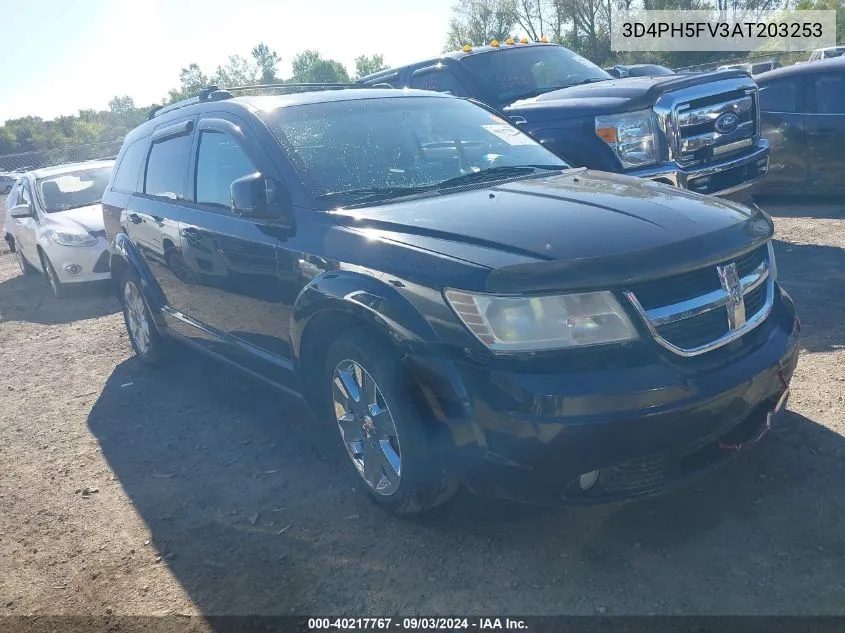 2010 Dodge Journey Sxt VIN: 3D4PH5FV3AT203253 Lot: 40217767