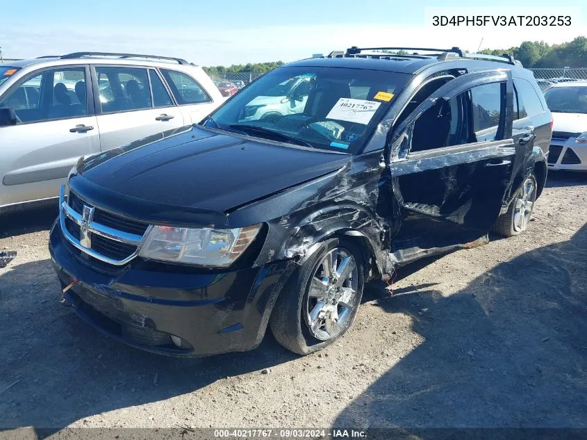 2010 Dodge Journey Sxt VIN: 3D4PH5FV3AT203253 Lot: 40217767