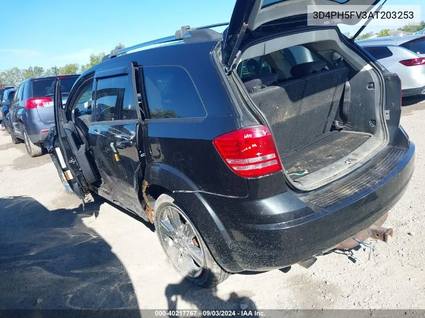 2010 Dodge Journey Sxt VIN: 3D4PH5FV3AT203253 Lot: 40217767