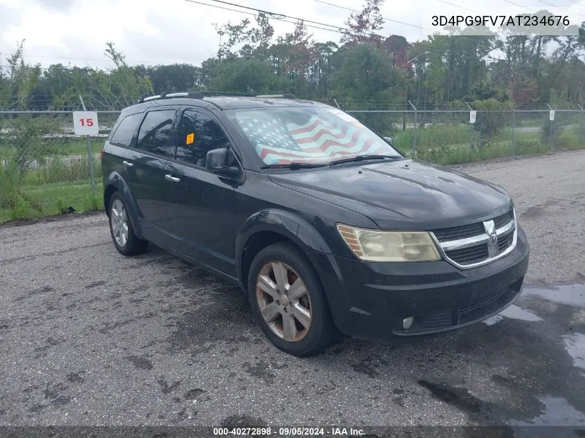 2010 Dodge Journey R/T VIN: 3D4PG9FV7AT234676 Lot: 40272898