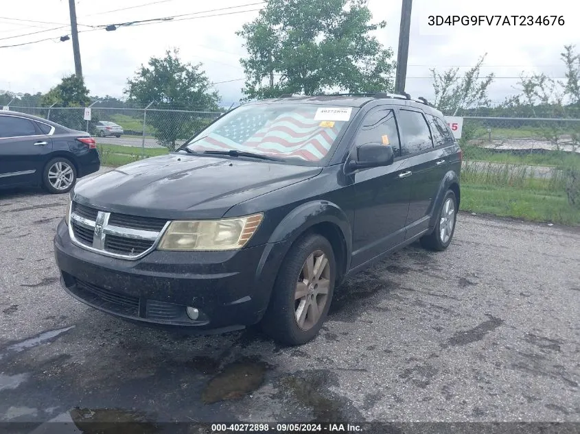 2010 Dodge Journey R/T VIN: 3D4PG9FV7AT234676 Lot: 40272898