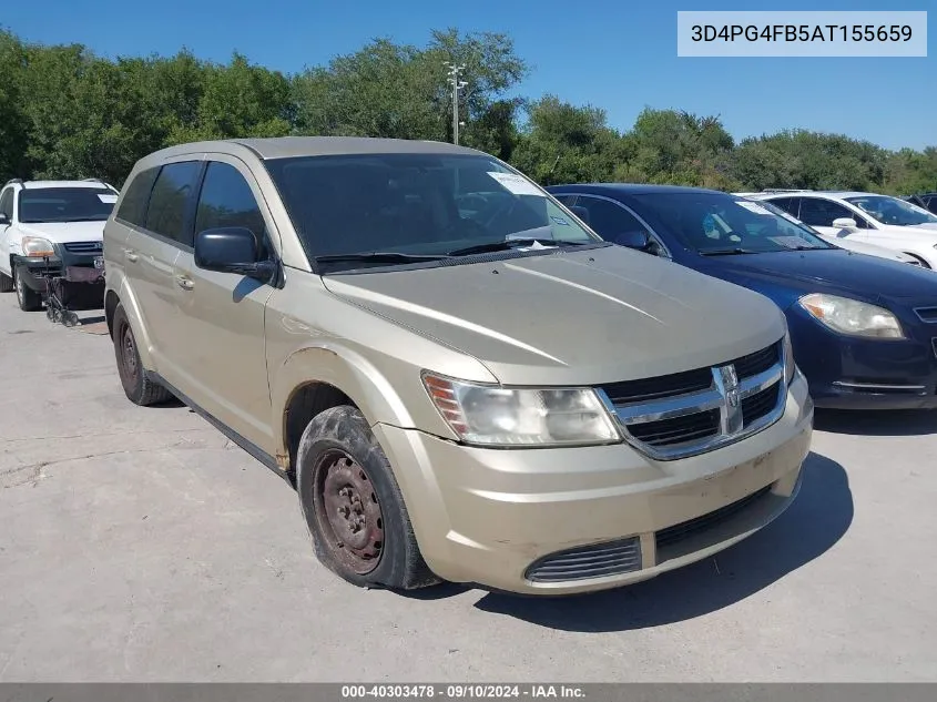 3D4PG4FB5AT155659 2010 Dodge Journey Se