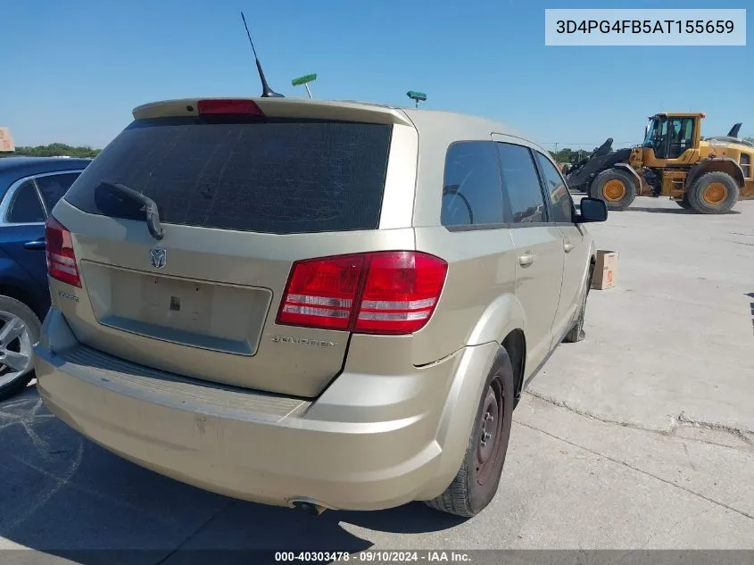 3D4PG4FB5AT155659 2010 Dodge Journey Se